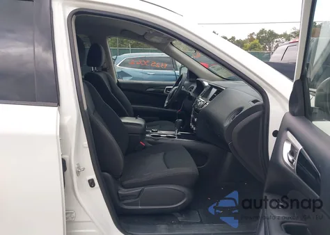 2019 Nissan Pathfinder S z USA, uszkodzony, nr VIN 5N1DR2MM4KC652519